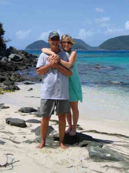 Homeowners Char Sloan Burgamy and Michael Burgamy based their home's colors on the natural surroundings.